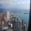 View of Toronto and Lake Ontario from the CN Tower