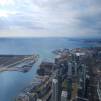 View of Toronto and Lake Ontario from the CN Tower