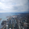 View of Toronto and Lake Ontario from the CN Tower