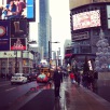 Martin at Dundas Square, Toronto's Times Square