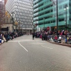 Downtown Detroit, waiting for the Thanksgiving Day parade